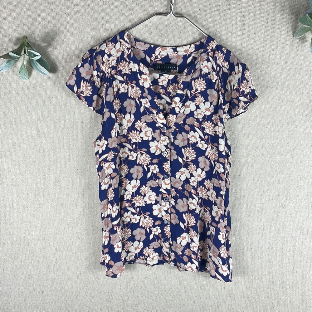 Sanctuary > Blue Floral Blouse Medium
